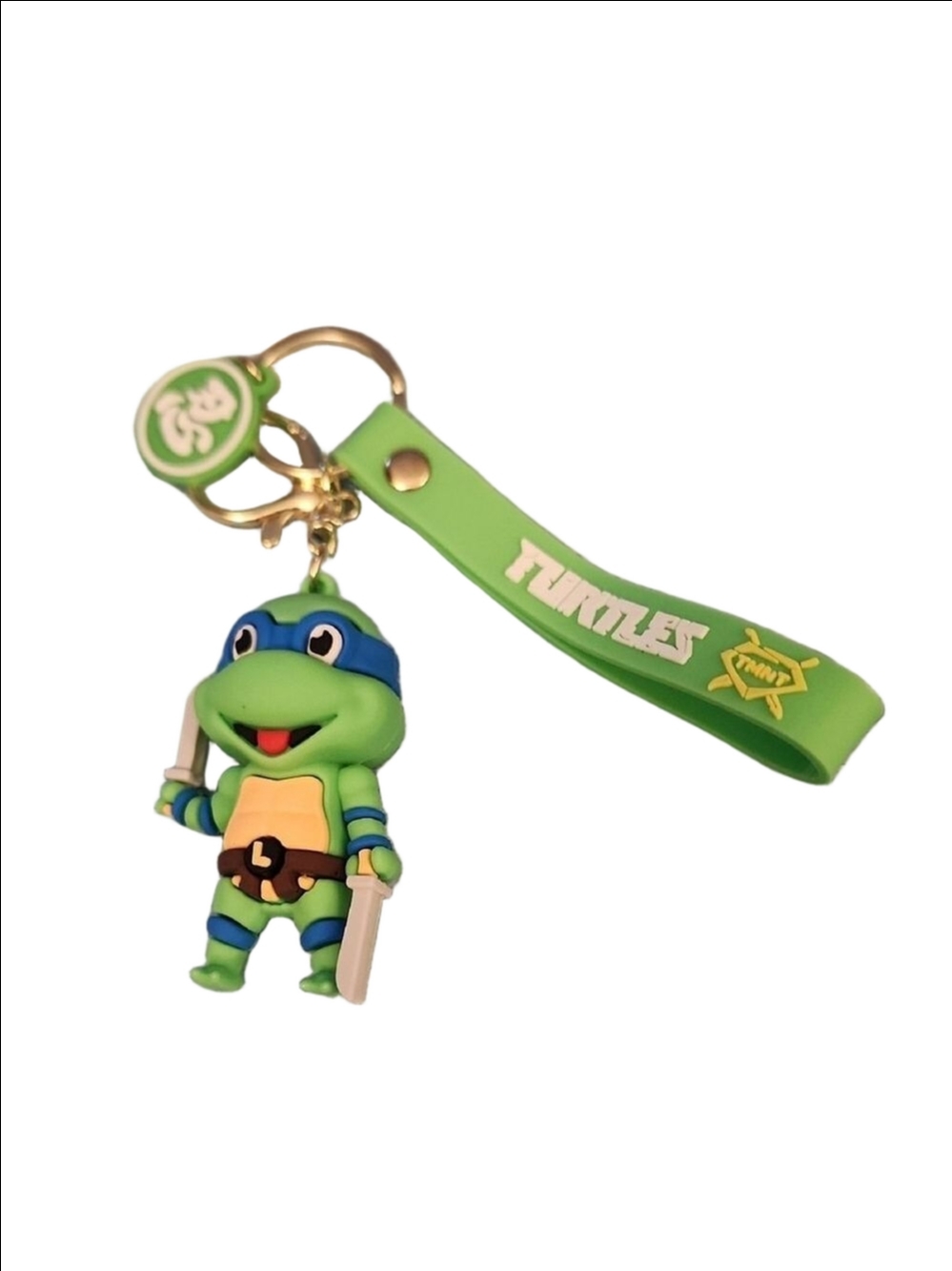 Leonardo Teenage Mutant Ninja Turtles keyholder has a wrist strap